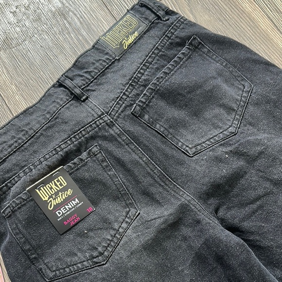 Justice Wicked Jeans 18 Girls Nwt - Picture 7 of 9